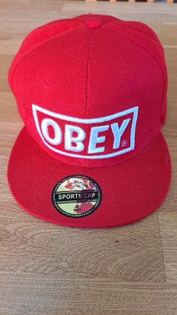 Cappellino rosso OBEY, taglia unica