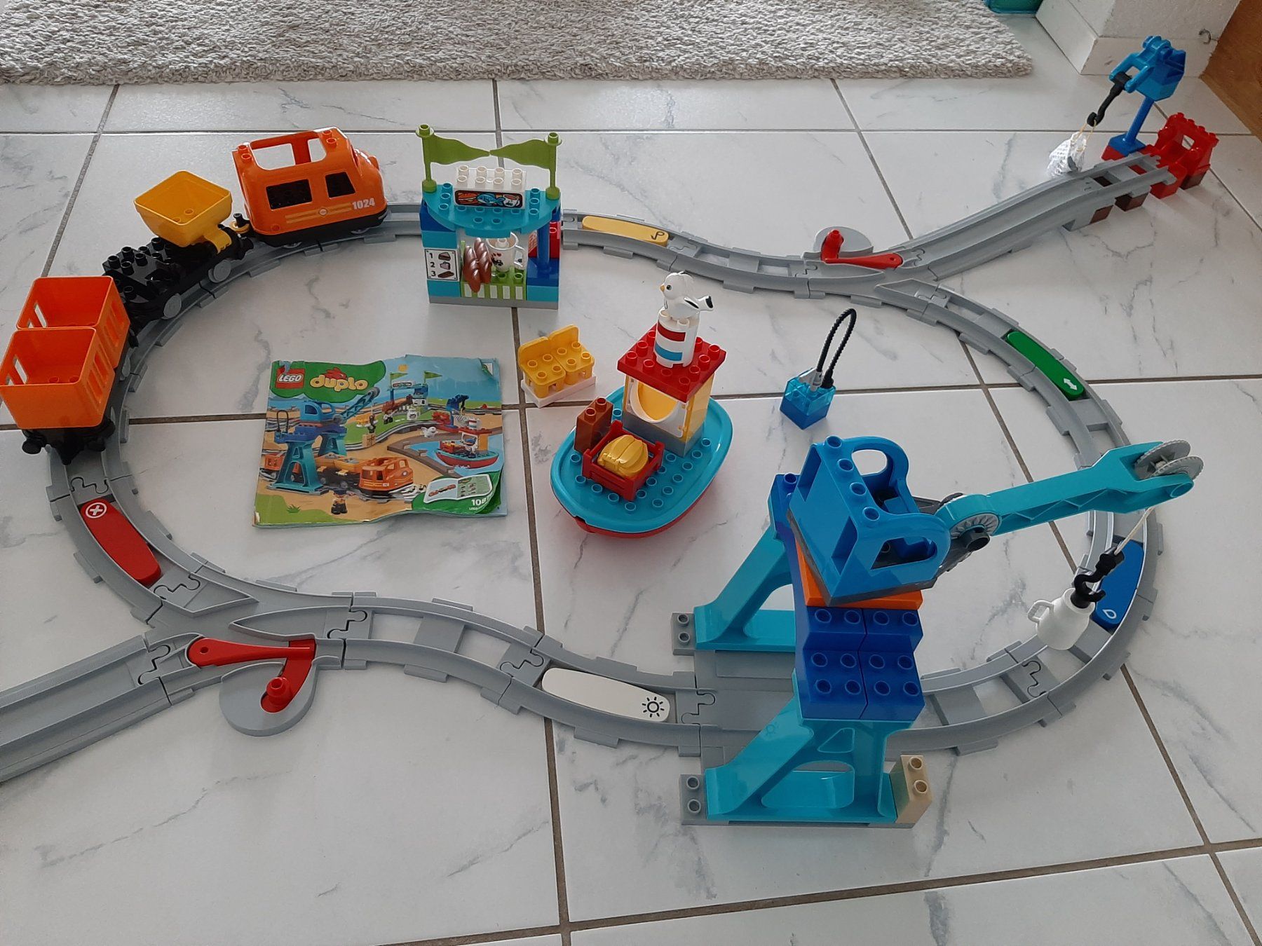 Lego Giocattoli: Lego Duplo 10875 Güterzug – Usato da Rickenbach ZH venduto da clu87 1