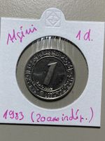 Algérie - 1 dinar - 1983 - 20eme anni indépendance 