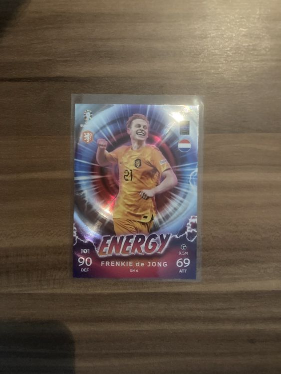 MATCH ATTAX UEFA Euro 2024 Frenkie De Jong Energy Card No Gm 6 £6.99