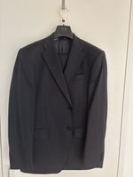 Pierre Balmain Suit, Size 52, Wool, Pinstripe, Elegant