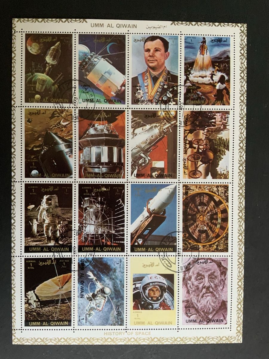 Alle Briefmarken: Weltraum Briefmarken – Gebraucht aus Binningen von chr_cr5n 1