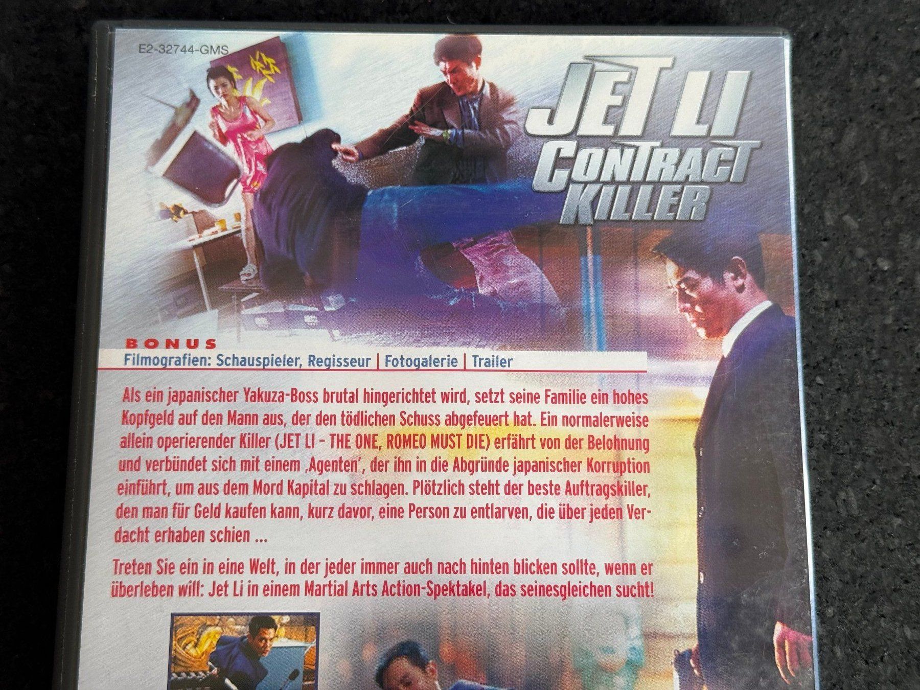 Tutti i DVDs: Jet Li Contract Killer "Im Auftrag des Todes"DVD DE/EN/SP/IT – Usato da Fribourg venduto da tschjoly 2