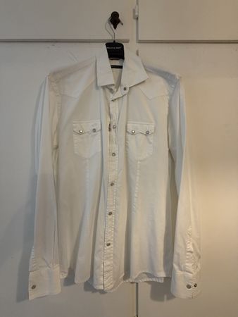 Camicia GREY DANIELE ALESSANDRINI bianca taglia 46 Made in I