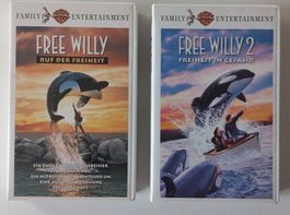 Free Willy VHS Kassetten 1&2, Klassiker, Rarität