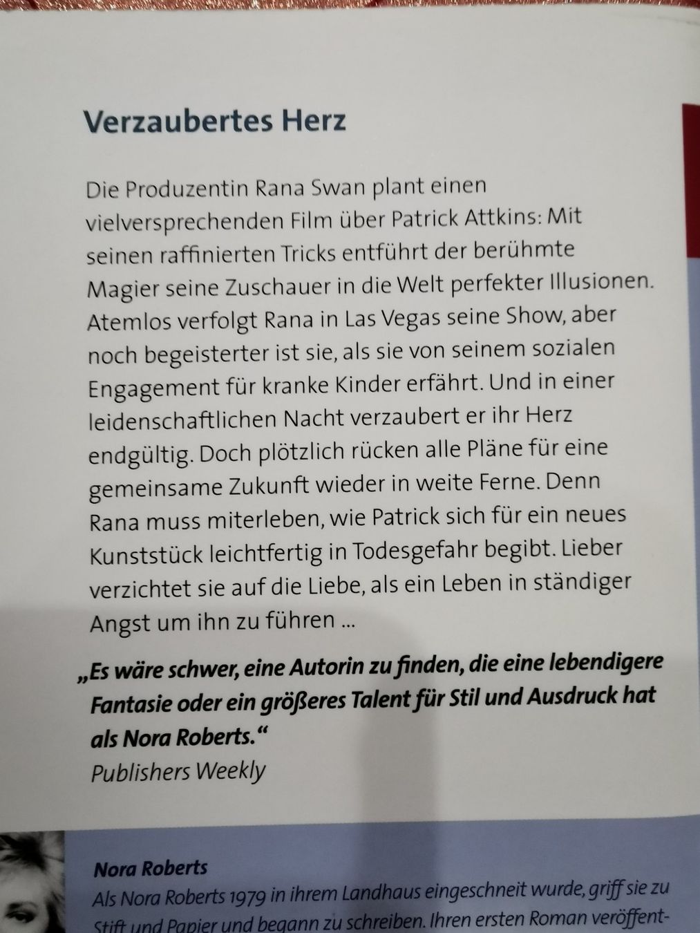 Libri: Nora Roberts Romane "1322" – Usato da Kölliken venduto da mar5742 2