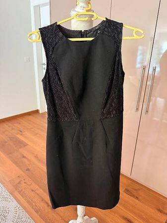 Ann Taylor Petite Kleid, Gr. 32, Schwarz, Spitze, Top!
