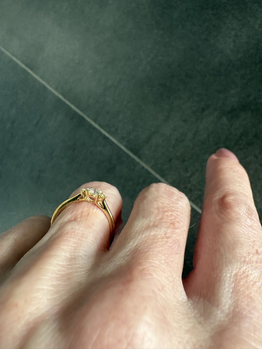 Anelli: Gelbgoldring 0.27ct lab grown Diamanten – Nuovo (secondo la descrizione) da Fehren venduto da Frischki 4
