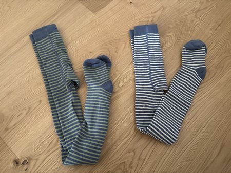 NEU 2x Strumpfhose, Gr. 122/128, tchibo