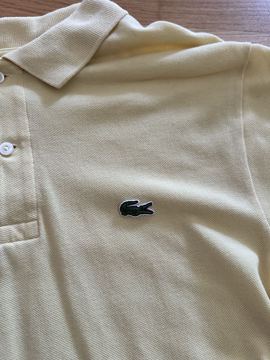 Polo-Shirts: Lacoste Polohemd gelb – Gebraucht aus Chur von snow_white_blue 1