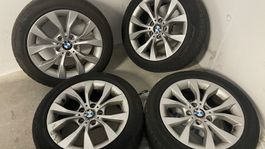 4 original BMW Kompletträder, Winter, Runflat 225/50 R17