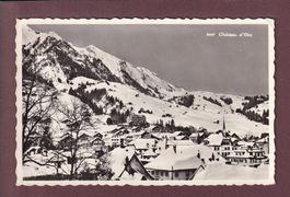 CHÂTEAU D'OEX en hiver - 1960