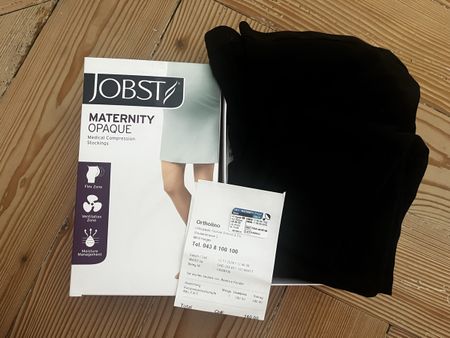 JOBST Maternity Kompressions-Strumpfhose Schwarz Grösse II