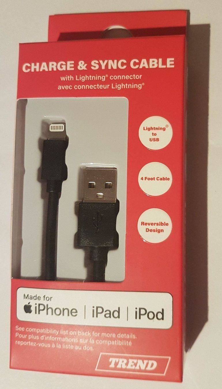 Kabel: Charge & Sync - Cable Lightning USB – Neu und originalverpackt aus Zürich von Avd 2