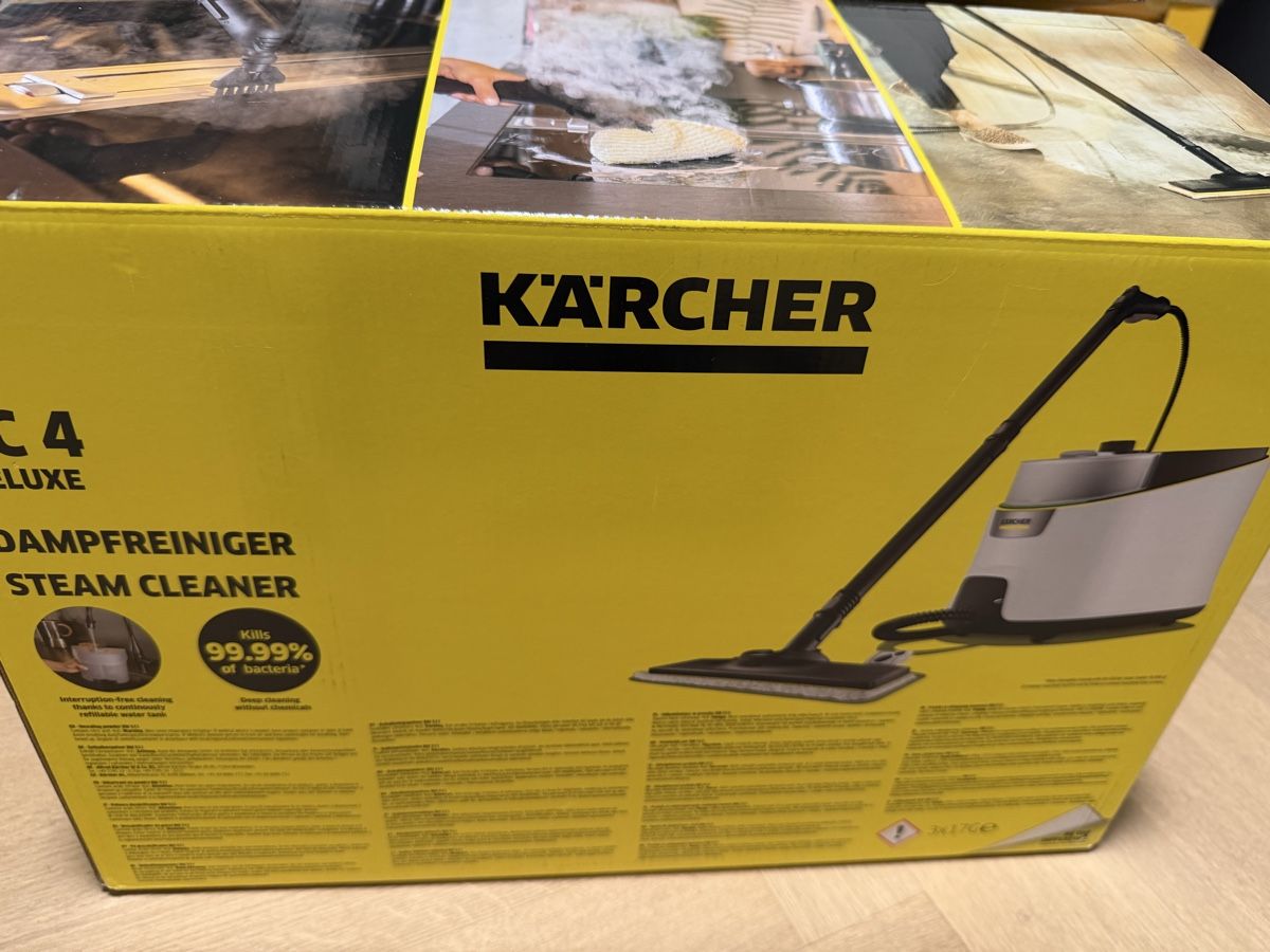 Kärcher Pulitori a vapore: Kärcher Dampfreiniger SC 4 Deluxe neu – Nuovo e nell'imballaggio originale da Zollikofen venduto da Danijela1983 1