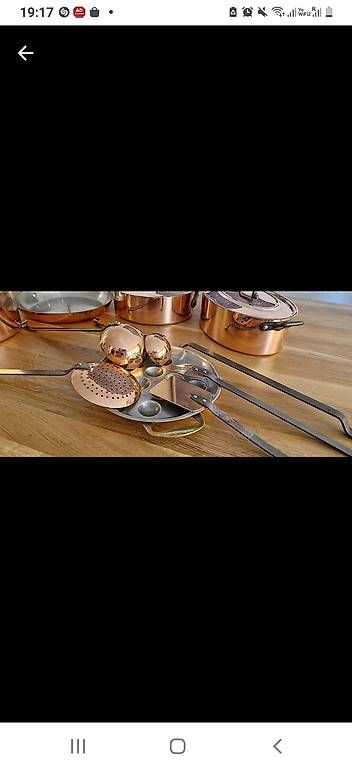 Padelle: Set KUHN RIKON Kupfer – Usato da Bern venduto da BeaLehmann 2