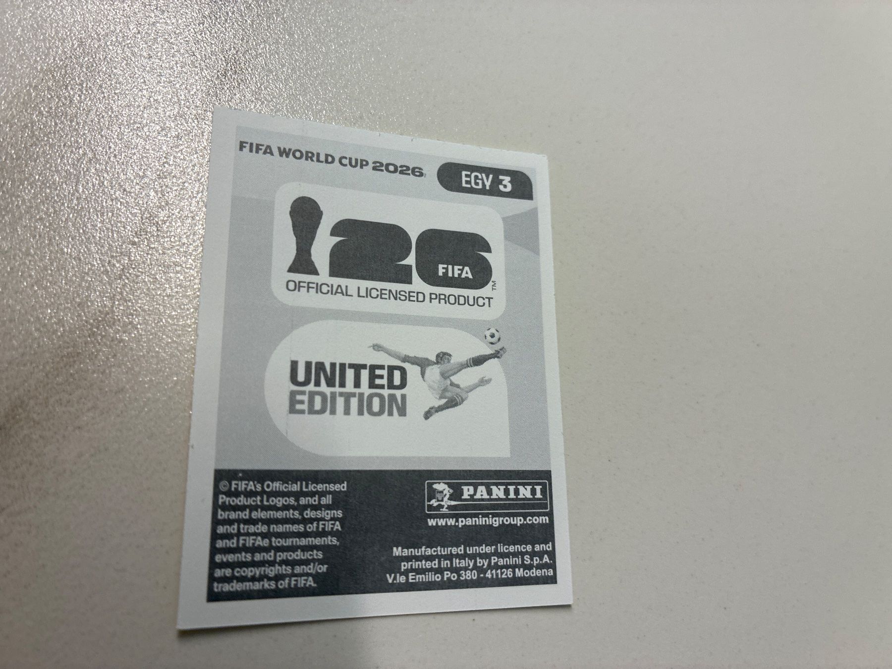 Panini Sammelbilder & Trading cards: Panini WM 2026 Mexiko Sticker - EGY3 – Neu (gemäss Beschreibung) aus Basel von yac_h5js 1