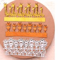 Stanzschablonen-Set  Giraffen NEU