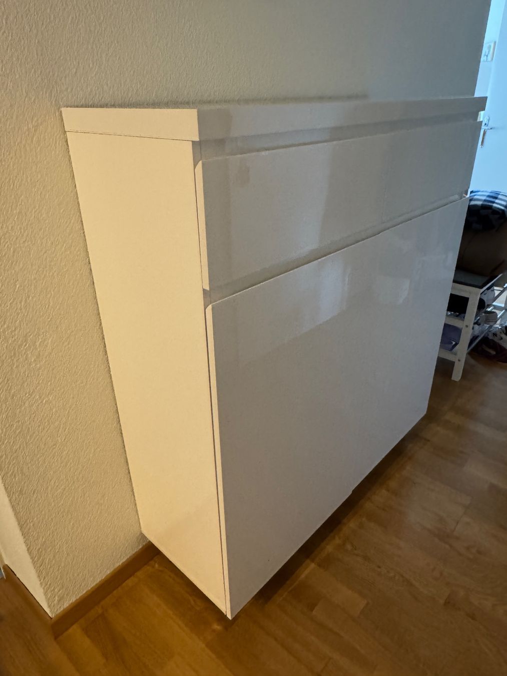 Cassettiere: Kommode / Schuhschrank hochglanz weiss – Usato da Zürich venduto da bytsan 3