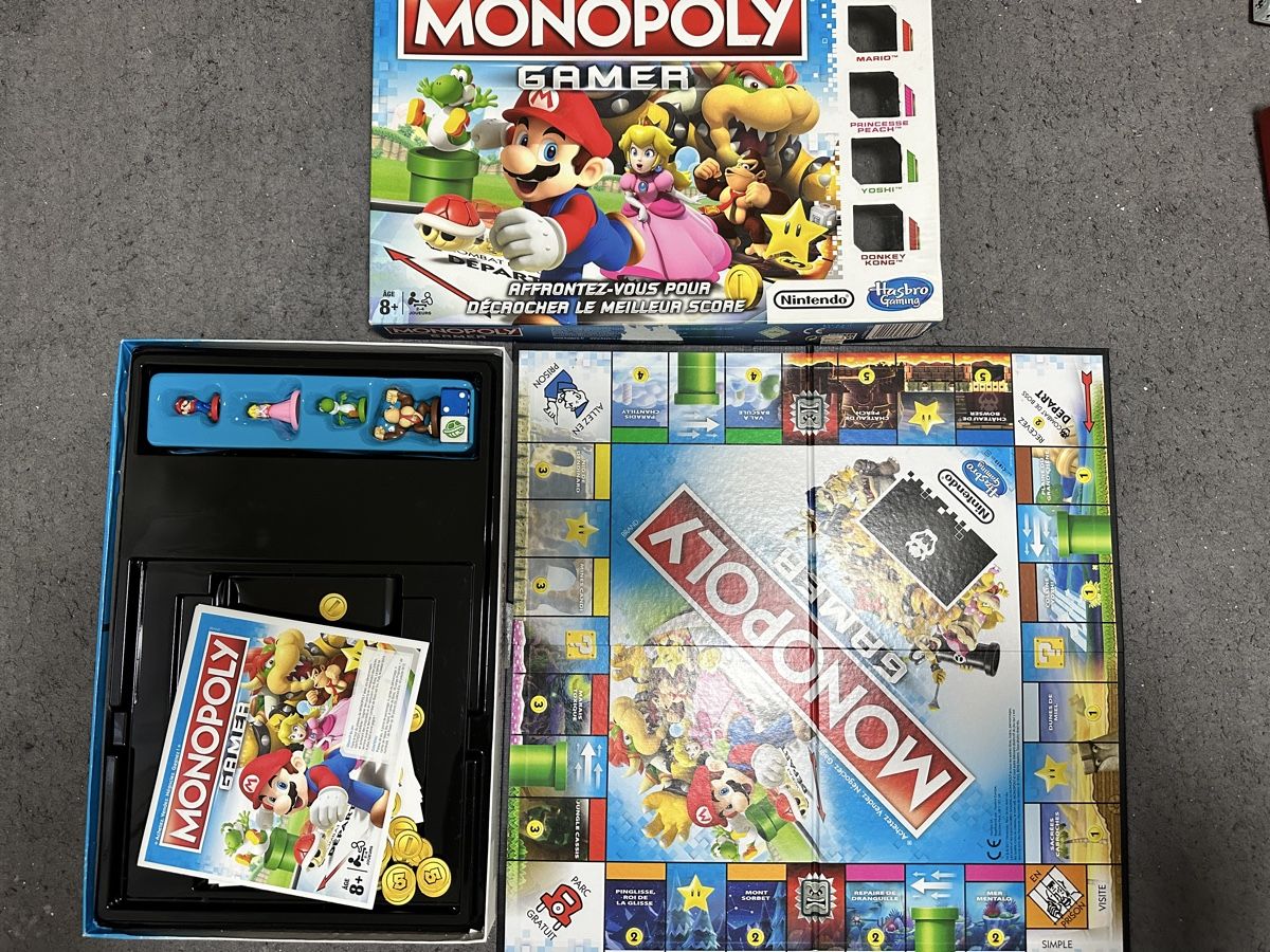 Hasbro Spiele: Monopoly Gamer Edition Mario Nintendo complet – Gebraucht aus Pully von dandare 2