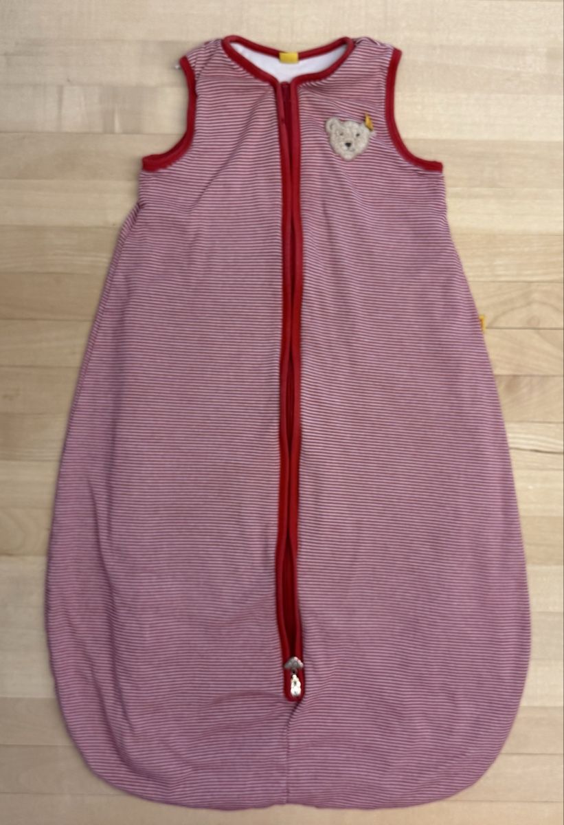 Steiff Schlafsack, Grsse 80 Rot/Weiss gestreift Top! (Gebraucht) in Lyss  fr CHF 8  mit Lieferung auf Ricardo kaufen