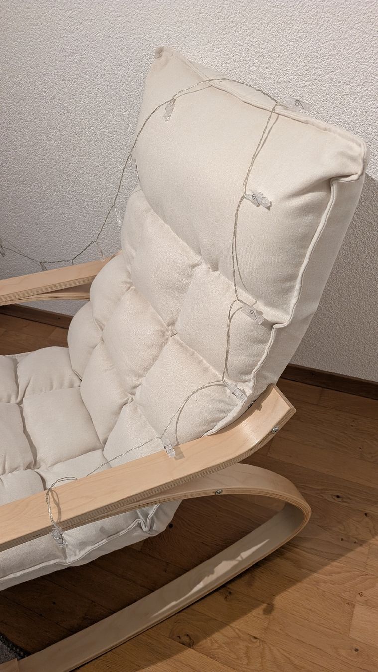 Fauteuils: Homcom Schaukelstuhl Holz – Neuf (Voir description) à Spiez par ray_c5dq 2
