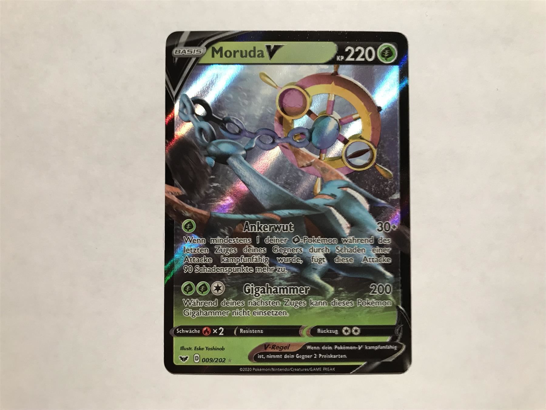 Pokémon Carte collezionabili: Moruda V – Nuovo (secondo la descrizione) da Hagendorn venduto da Pokecollectorch 1