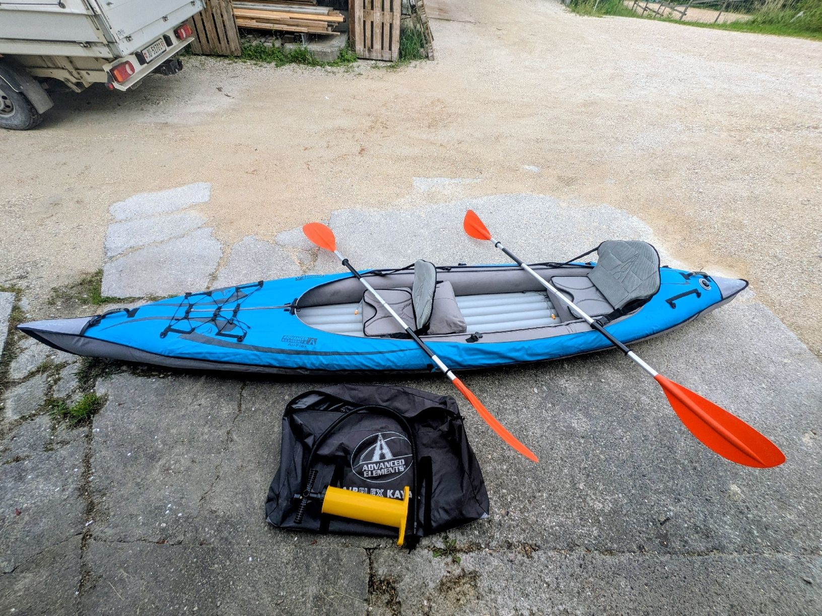 Boote: Kayak gonflable Advanced Elements 1 ou 2 places – Gebraucht aus Coeuve von obi1kenoby 1
