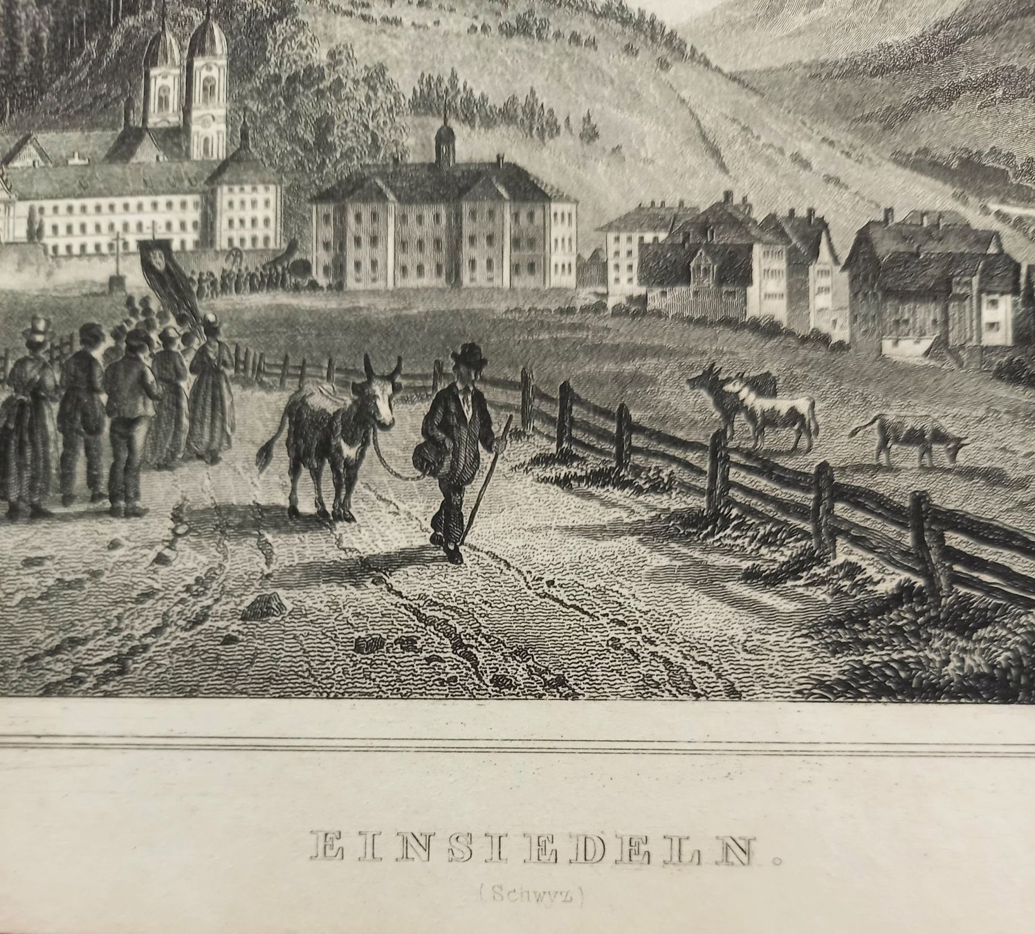 Incisioni: Historischer Stahlstich EINSIEDELN – Usato da Seewen SZ venduto da emi_6y6l 1