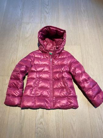 Benetton Winterjacke Pink Grösse 130 cm - sehr guter Zustand
