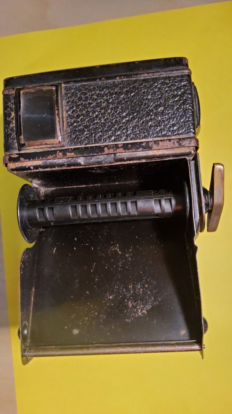 Zeiss Kamera: Antike ZEISS IKON BOXKAMERA TENGOR ca. 1931 – Defekt aus Grüningen von VENOM59 4