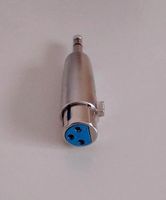 Adaptateur, Adapter Klinkenstecker 6,3 mm stereo/ Buchse XLR