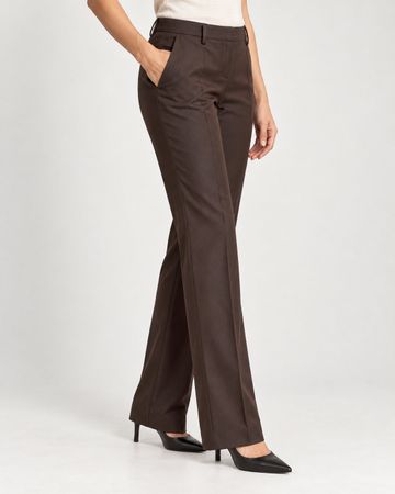 HAUBER chice Damenhose Schokobraun – Gr. 38 - Top