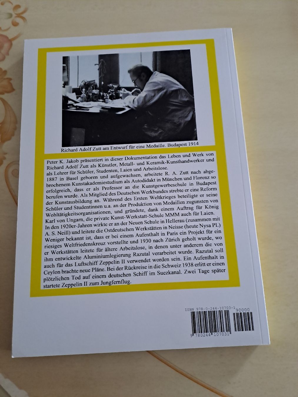 Libri: Richard Adolf Zutt - sein Leben – Usato da Zürich venduto da Schoebi19 2