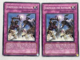 Yu-Gi-Oh! 2x Einstecken und Austeilen - Fallenkarten Set!