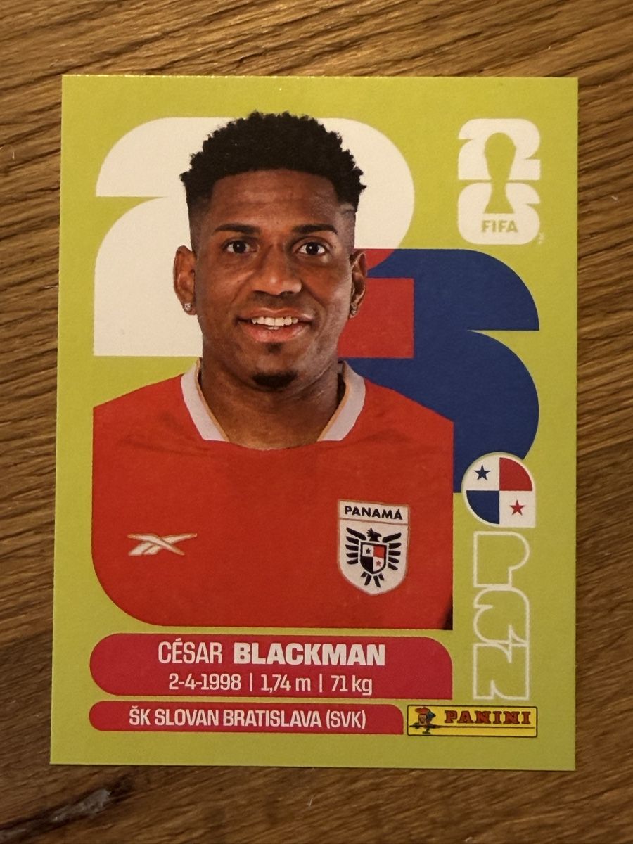 Panini Carte collezionabili: Panini WM 2026 César Blackman PAN 9 – Nuovo (secondo la descrizione) da Reinach BL venduto da Pepe2412