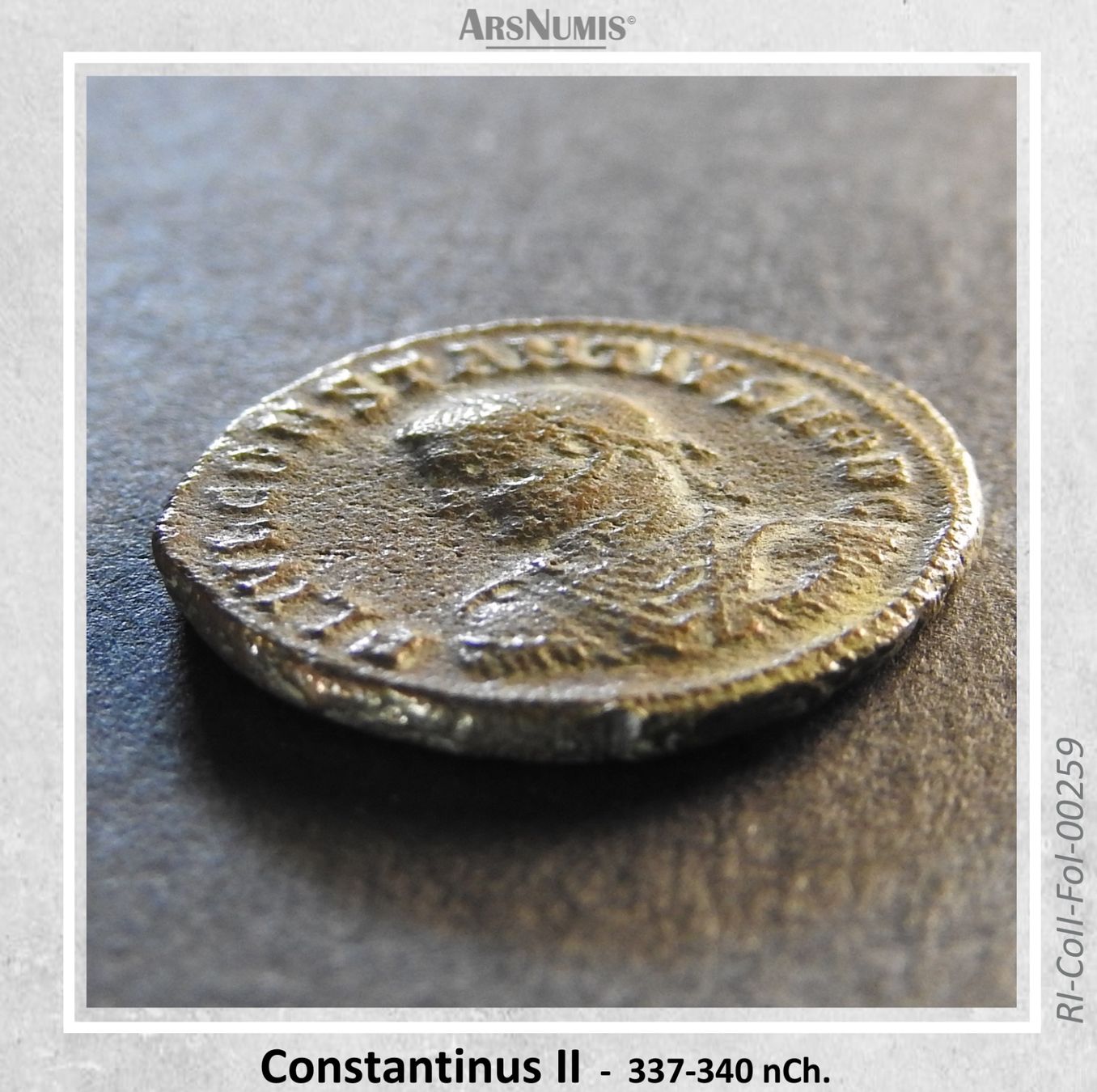 Tutti le monete: Römische Münze - Constantinus II – Usato da Oberwil b. Zug venduto da ArsNumis 2