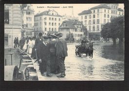 #Luzern Hochwasser Juni 1910