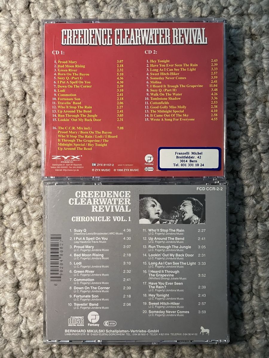 CD: 2x Creedence Clearwater Revival – Usato da Reinach AG venduto da trigger7811 1