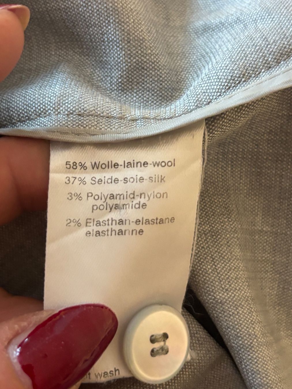 Akris Pantaloni: Akris Marlenehose Seide/Wolle – Usato da St. Margrethen SG venduto da dijanaO 5