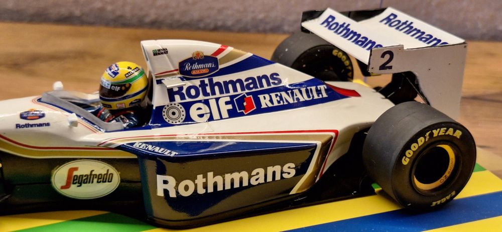 Williams FW16 Ayrton Senna F1 1994 mit Rothmans Decals 1:18 (Gebraucht ...