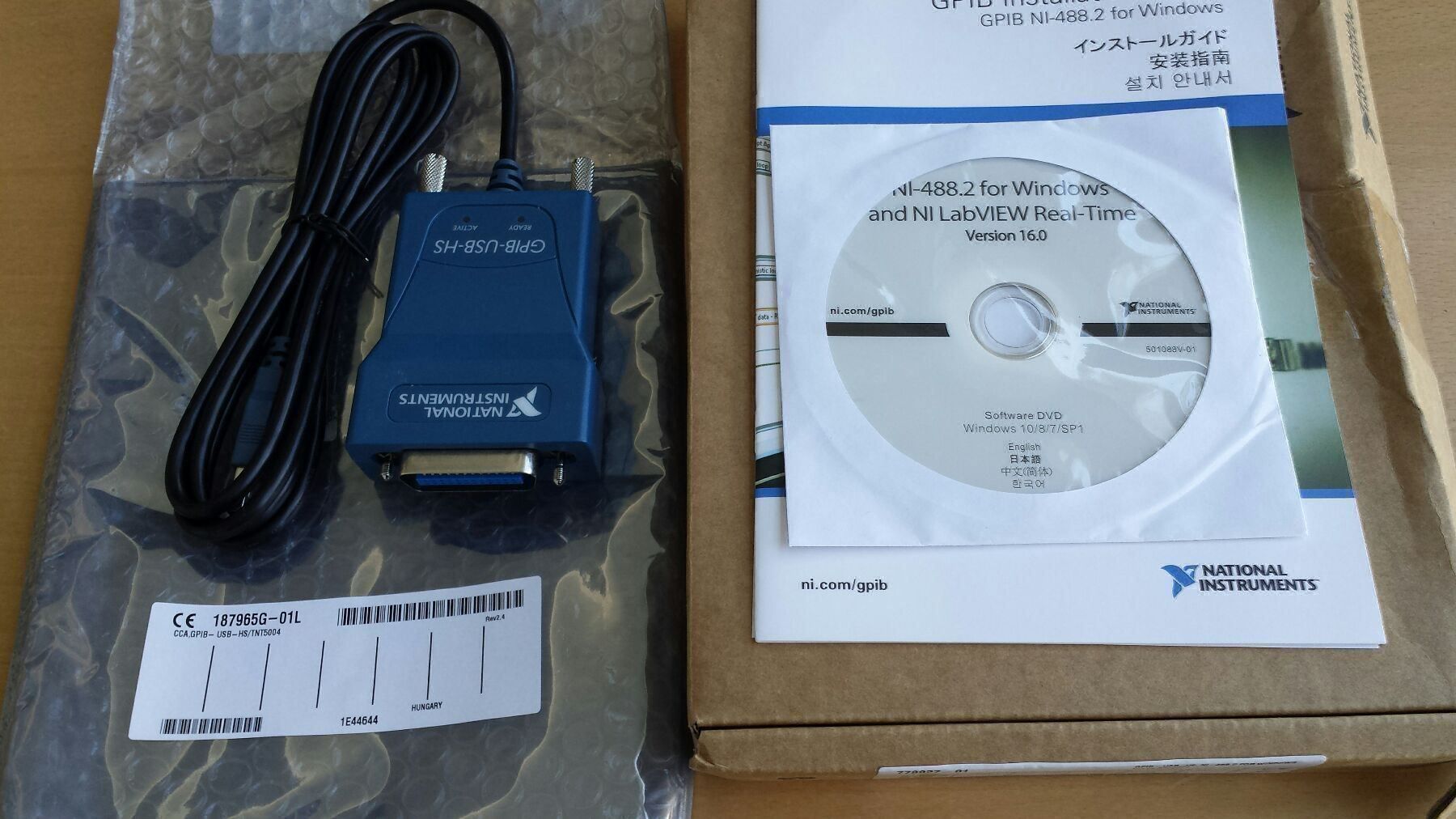 Misurare: National Instruments GPIB-USB IEE488 – Nuovo e nell'imballaggio originale da Hinteregg venduto da Amerizium 5