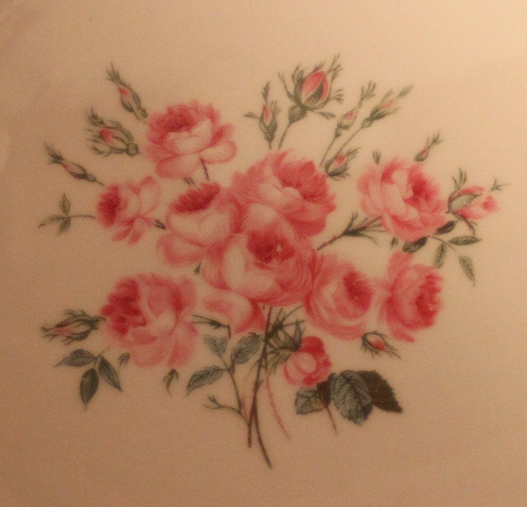 Piatti di portata: Runde Platte mit Rosen – Usato da Sumiswald venduto da Lottie22 1