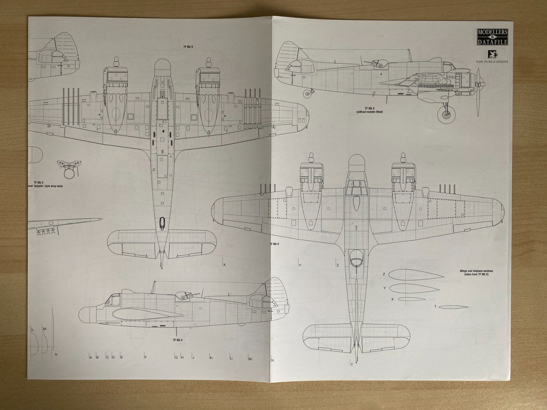 Modellbausätze & Standmodelle: Modellbau Doku - Bristol Beafighter / Modellers Data File #6 – Gebraucht aus Koppigen von F4Fan 8