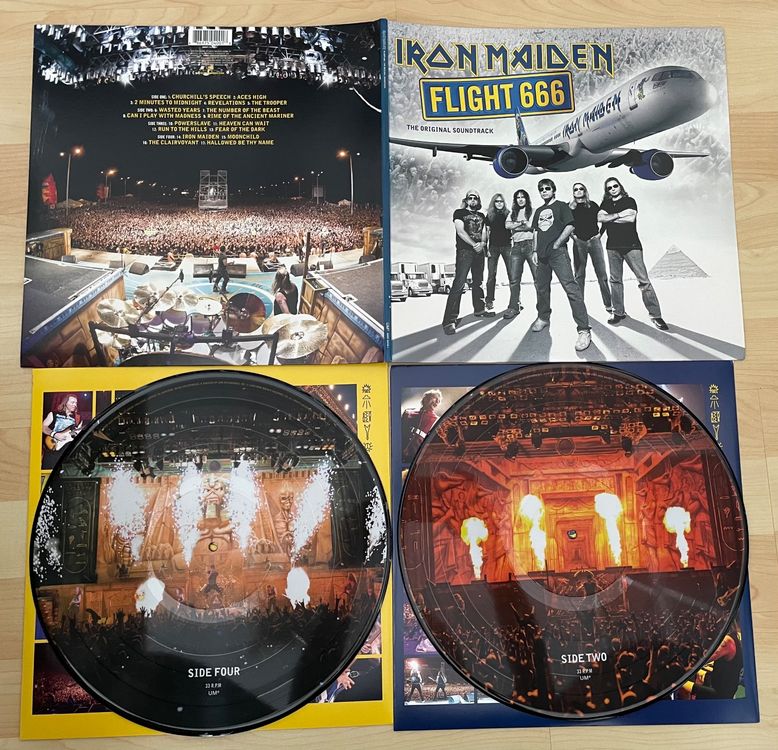 Iron Maiden Flight 666 Vinyl Picture Disc 1st Press RAR | Kaufen auf ...