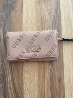Guess Portemonnaie Beige/Braun Muster Damen Geldbörse