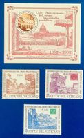 2002 Vatikan / 150 J. Ersten Markenausgabe Kirchenstaates **