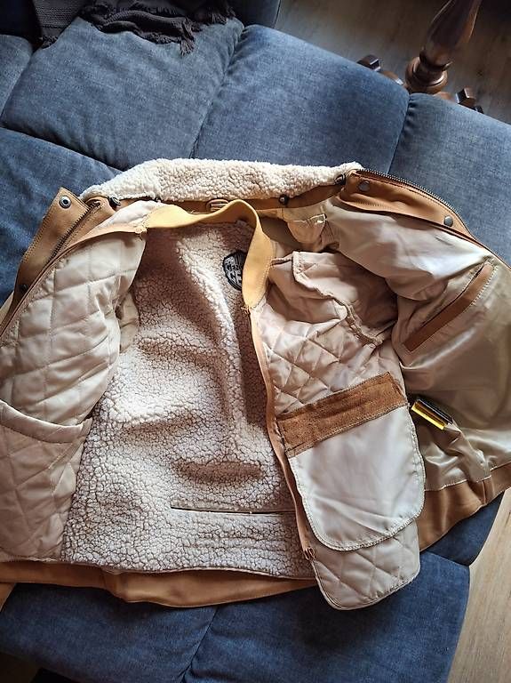 Giacche: Motorradjacke Leder beige, Grösse L – Usato da Oberkirch LU venduto da Carlchen 3