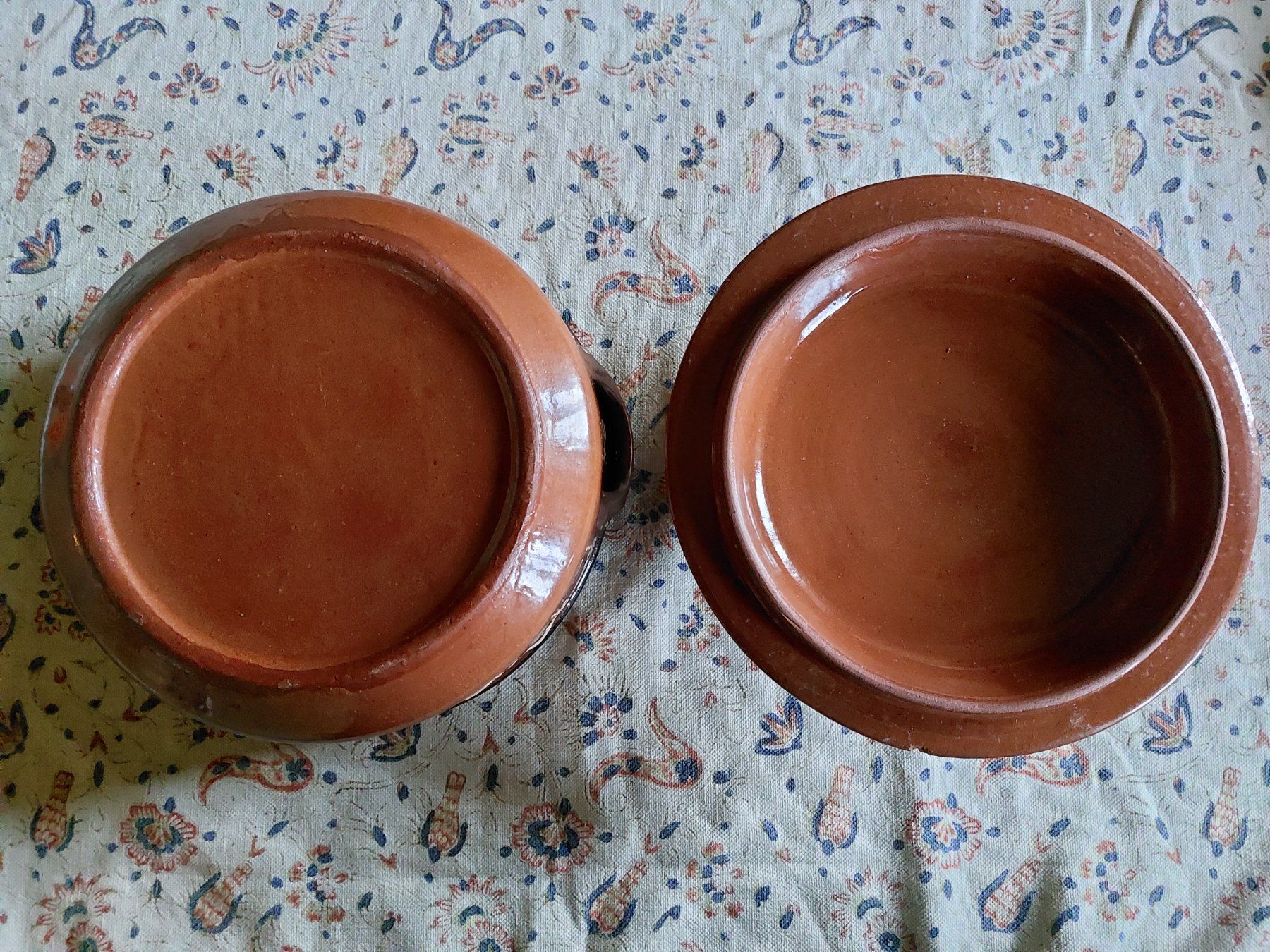 Schalen: Rustikale Terracotta-Terrine, handbemalt - Charmantes Design – Gebraucht aus Horgen von Angel0010 3