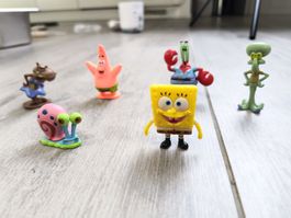 Set 6 Figurines Bob l'Éponge – Neuf - (Envoi Rapide)